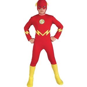 ⚡️Flash DC Comics Halloween Costume Boys Medium Rubie’s Gently Used!